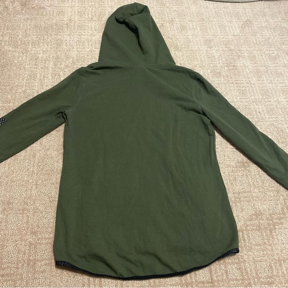{Victoriaβs Secret | PINK} Green Hooded Zip Up Sweatshirt ~ Size Small - Picture 2 of 16